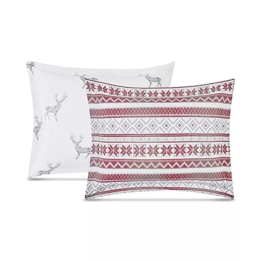 PEM AMERICA Holiday Fair Isle 2-Pc. Reversible Full/Queen Comforter Set bedding